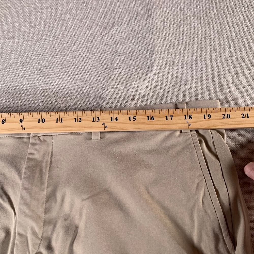 Lauren Ralph Lauren Mens Khaki Chino Pants Tan Stretch Straight Leg 38x31 - Picture 4 of 10